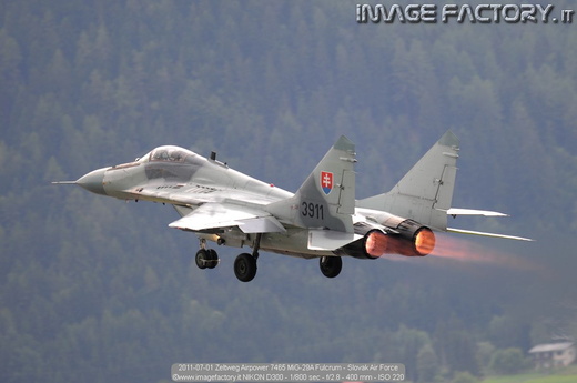 2011-07-01 Zeltweg Airpower 7465 MiG-29A Fulcrum - Slovak Air Force